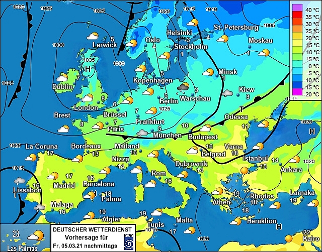 UK and europe daily weather forecast latest, march 5: freezing temperature warnings in britain after weeks of warm weather